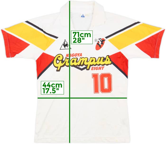 1992 Nagoya Grampus Eight Away Shirt (Lineker) #10 - 8/10 - (S)