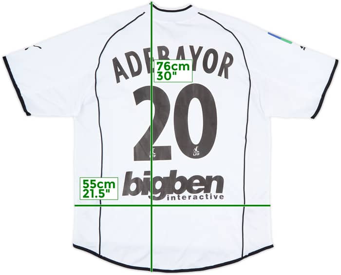 2002-03 FC Metz Away Shirt Adebayor #20 - 8/10 - (M)