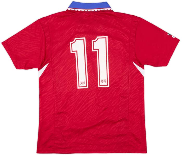 1992 Kashima Antlers Home Shirt #11 - 9/10 - (L)