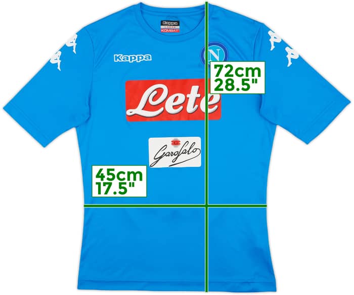 2016-17 Napoli Home Shirt - 7/10 - (L)