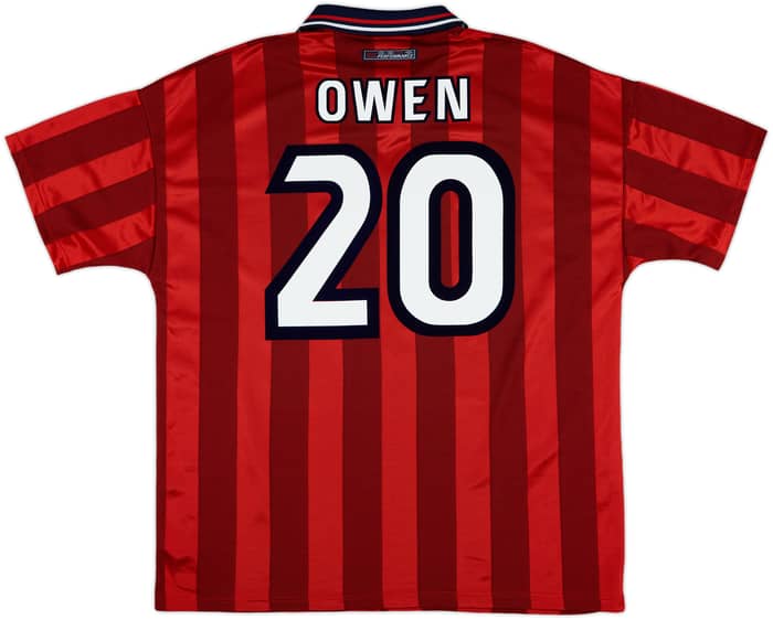 1997-99 England Away Shirt Owen #20 - 9/10 - (XL)