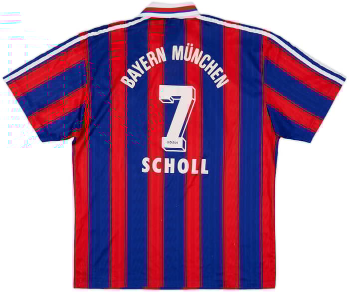 1995-97 Bayern Munich Home Shirt Scholl #7 - 5/10 - (M)