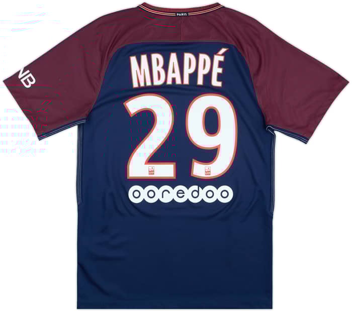 2017-18 Paris Saint-Germain Home Shirt Mbappe #29 - 10/10 - (S)
