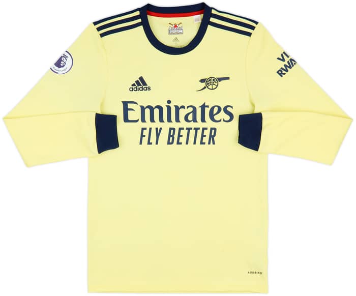 2021-22 Arsenal Away L/S Shirt Saka #7 - 8/10 - (S)
