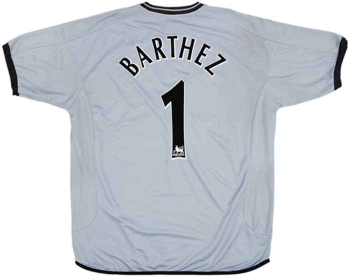 2001-02 Manchester United Centenary GK S/S Shirt Barthez #1 - 9/10 - (XXL)