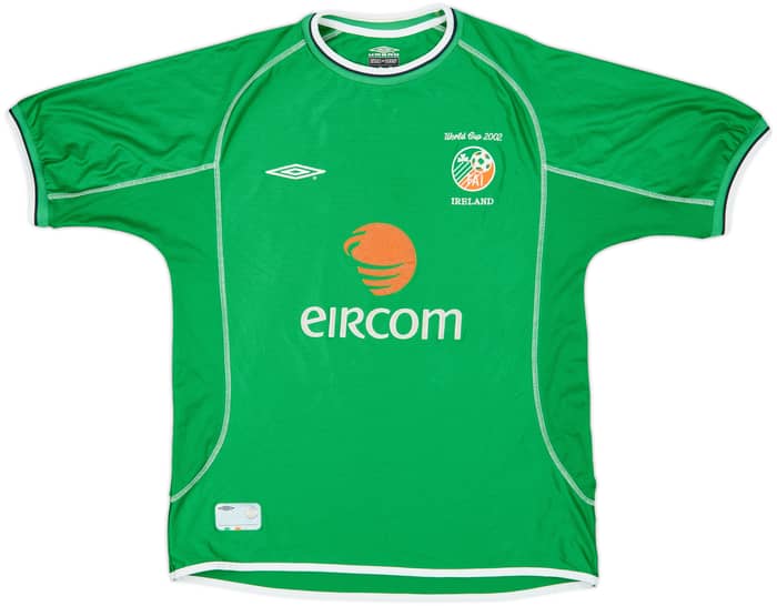 2001-03 Ireland Home Shirt Keane #6 - 9/10 - (L)