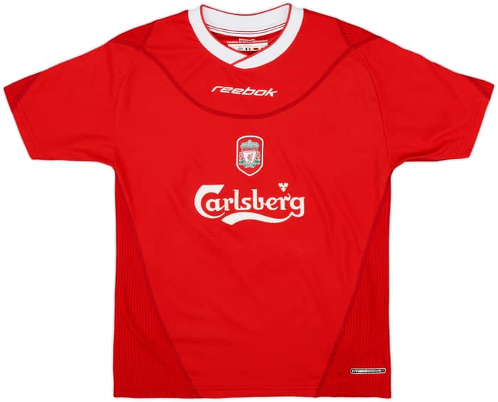 2002-04 Liverpool Home Shirt Riise #18 - 5/10 - (L.Boys)