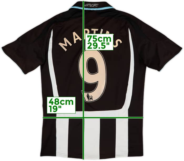 2007-09 Newcastle Home Shirt Martins #9 - 5/10 - (S)