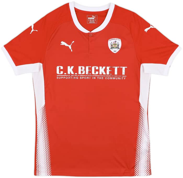 2017-18 Barnsley Home Shirt - 5/10 - (M)