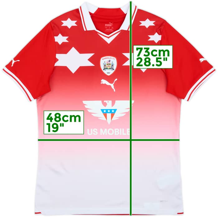 2023-24 Barnsley Home Shirt - 10/10 - (M)