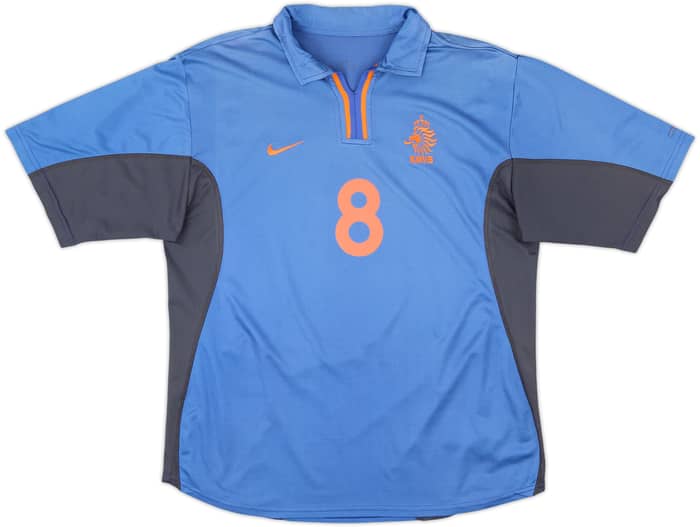2000-02 Netherlands Away Shirt Davids #8 - 6/10 - (L)