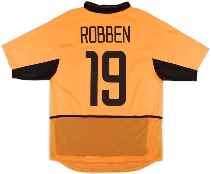 2002-04 Netherlands Player Issue Home Shirt Robben #19 - 10/10 - (M)