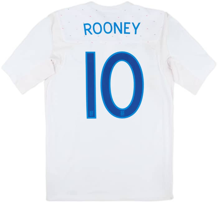 2010-11 England Home Shirt Rooney #10 - 9/10 - (M)
