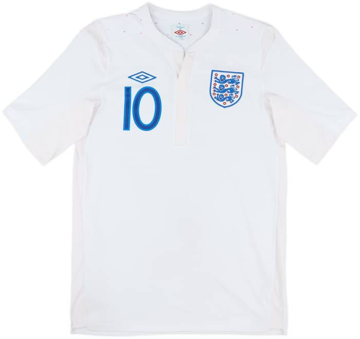 2010-11 England Home Shirt Rooney #10 - 9/10 - (M)