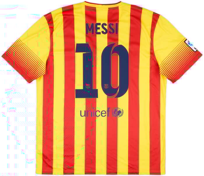 2013-15 Barcelona Away Shirt Messi #10 (XL)