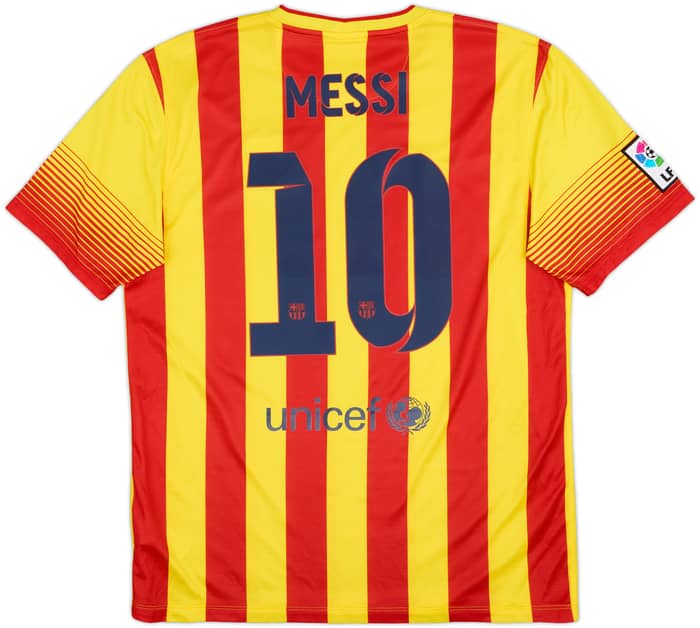 2013-15 Barcelona Away Shirt Messi #10 - 5/10 - (L)