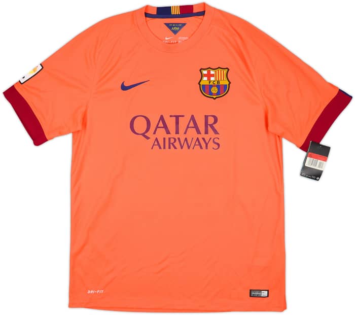 2014-15 Barcelona Away Shirt Messi #10 (L)