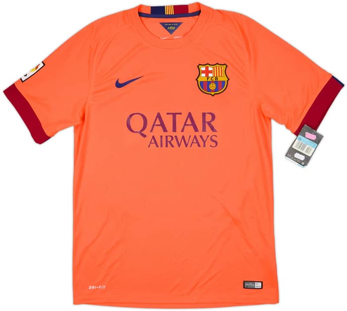 2014-15 Barcelona Away Shirt Messi #10 (M)