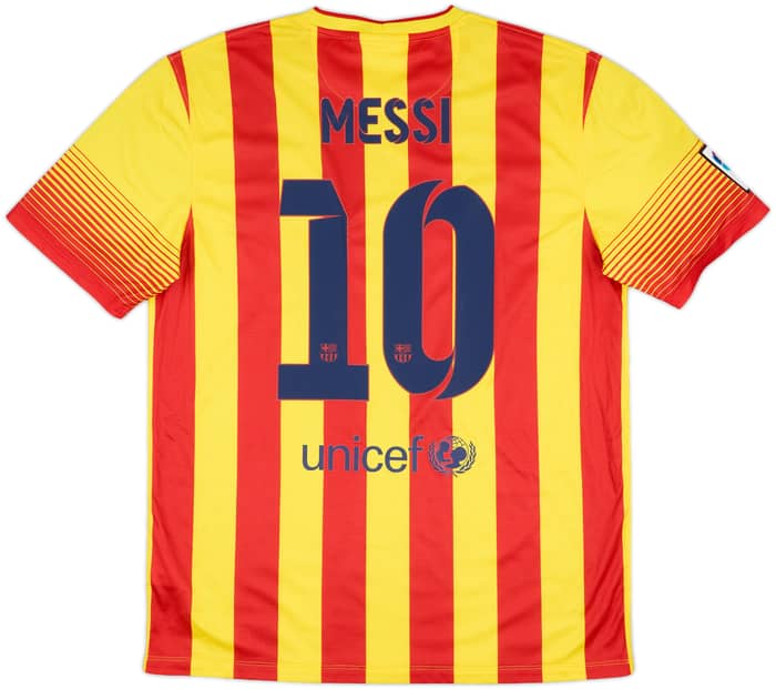 2013-15 Barcelona Away Shirt Messi #10 (L)
