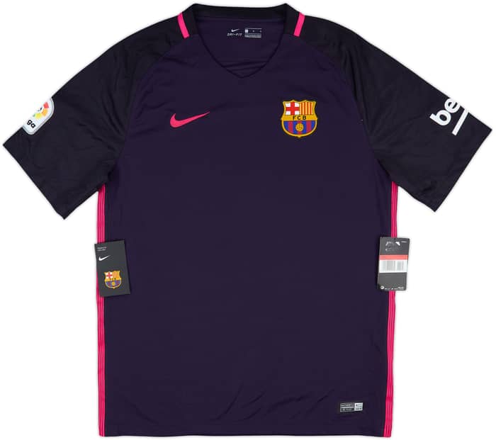 2016-17 Barcelona Away Shirt Messi #10 (L)