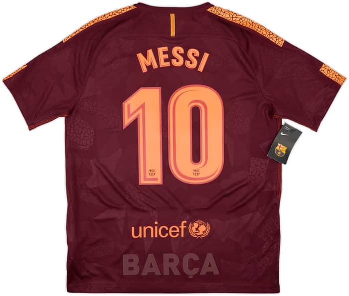 2017-18 Barcelona Third Shirt Messi #10 (L)