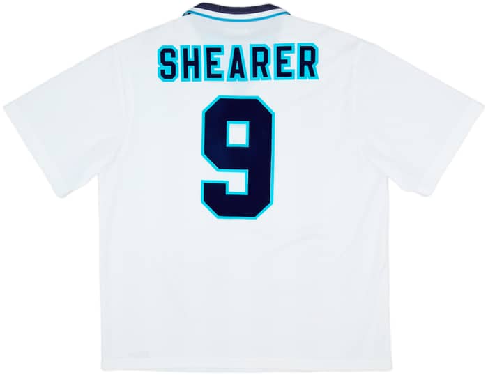 1995-97 England Home Shirt Shearer #9 - 8/10 - (XXL)