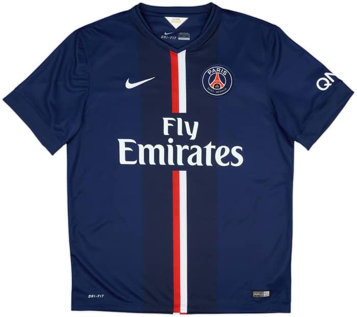 2014-15 Paris Saint-Germain Home Shirt Cavani #9 - 10/10 - (L)