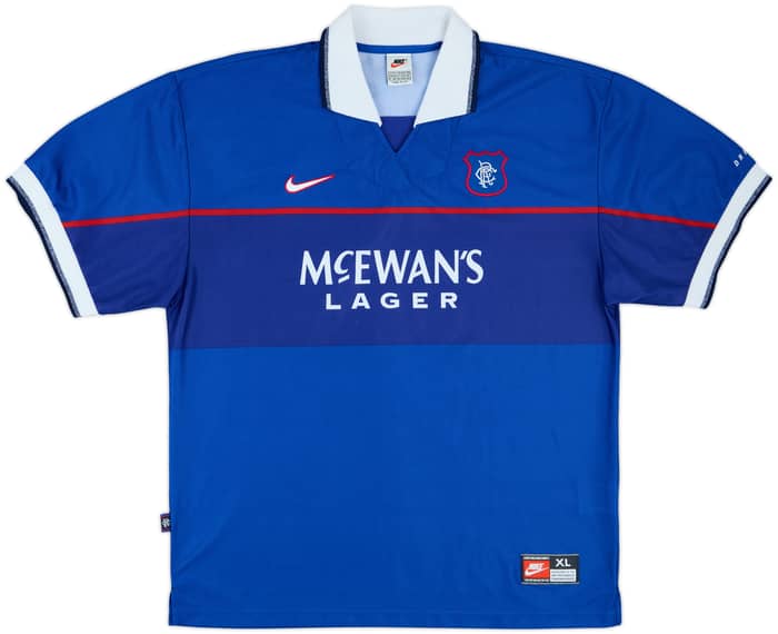1997-99 Rangers Home Shirt Negri #9 - 9/10 - (XL)