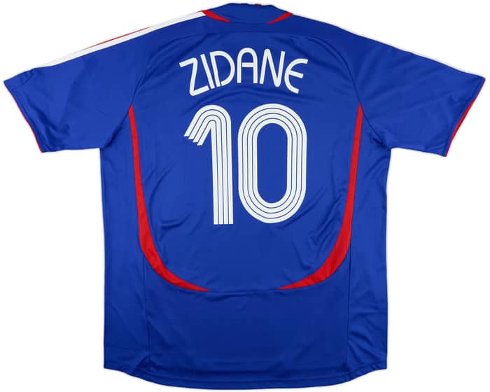 2006-07 France Home Shirt Zidane #10 - 9/10 - (XL)