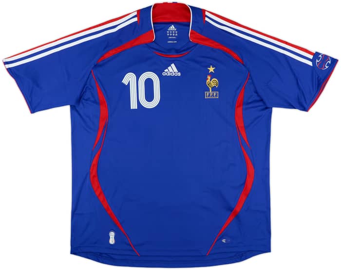 2006-07 France Home Shirt Zidane #10 - 9/10 - (XL)