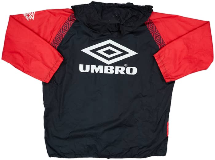 1996-97 Manchester United Umbro Hooded Rain Jacket - 5/10 - (L)