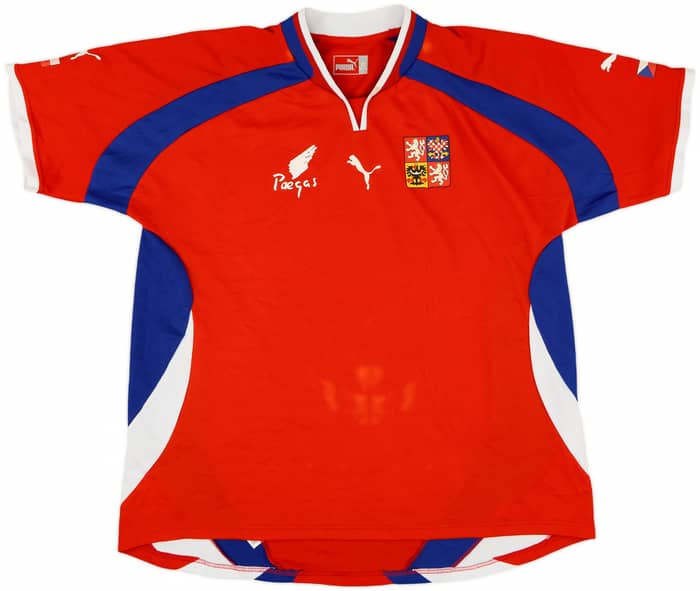 2000-02 Czech Republic Basic Home Shirt - 5/10 - (XL)