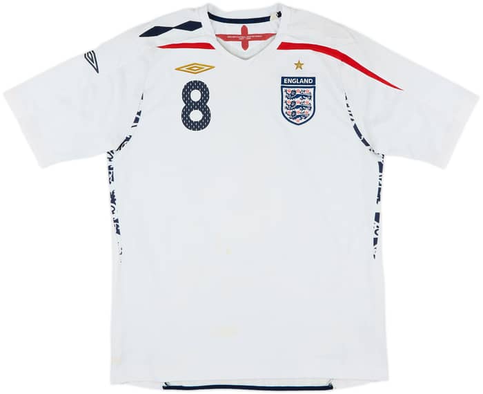 2007-09 England Home Shirt Lampard #8 - 5/10 - (L)
