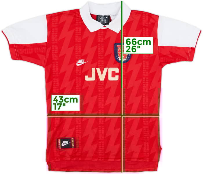 1994-96 Arsenal Home Shirt - 5/10 - (S.Boys)