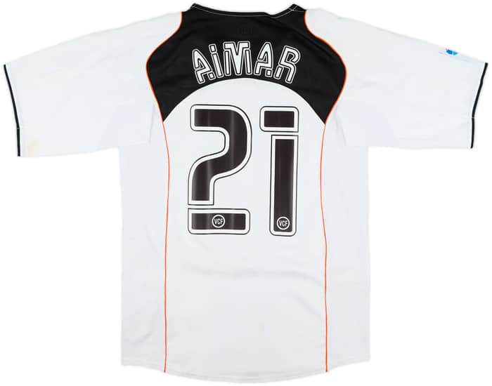 2004-05 Valencia Home Shirt Aimar #21 - 6/10 - (S)