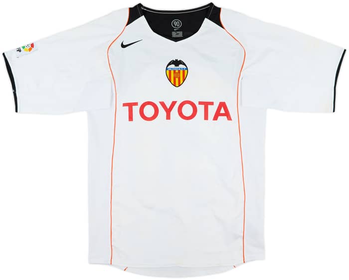 2004-05 Valencia Home Shirt Aimar #21 - 6/10 - (S)
