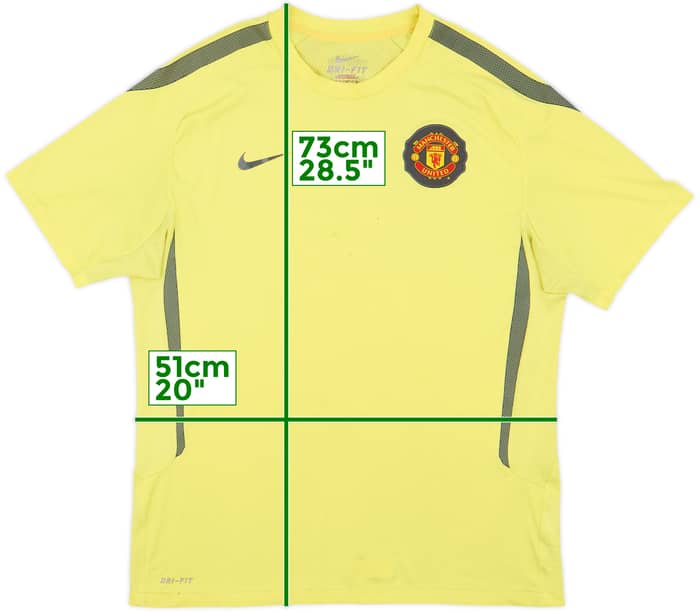 2010-11 Manchester United Nike Training Shirt - 4/10 - (L)