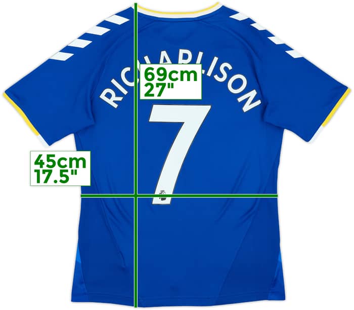 2021-22 Everton Home Shirt Richarlison #7 - 9/10 - (S)