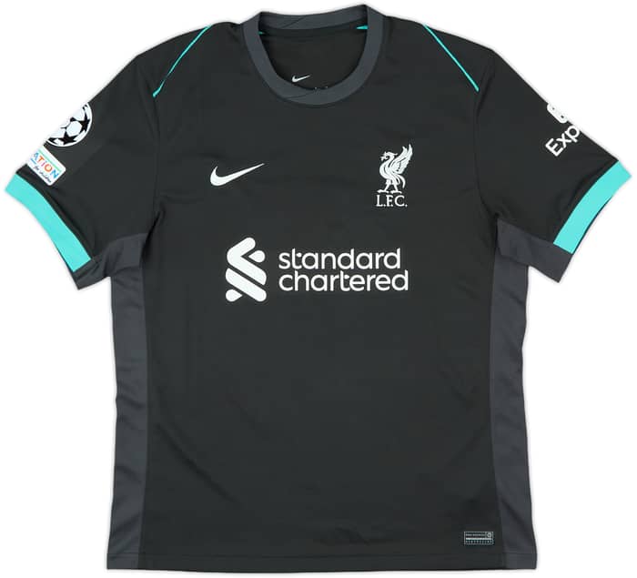 2024-25 Liverpool CL Away Shirt Chiesa #14 - 9/10 - (L)