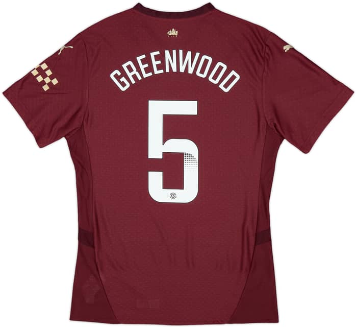 2024-25 Manchester City Authentic Third Shirt Greenwood #5 - 7/10 - (M)
