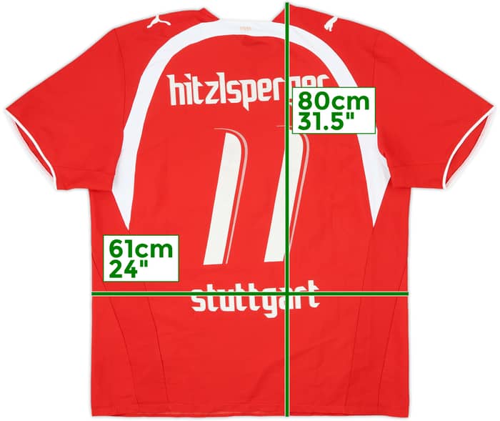 2006-07 Stuttgart Home Shirt Hitzlsperger #11 - 5/10 - (XXL)