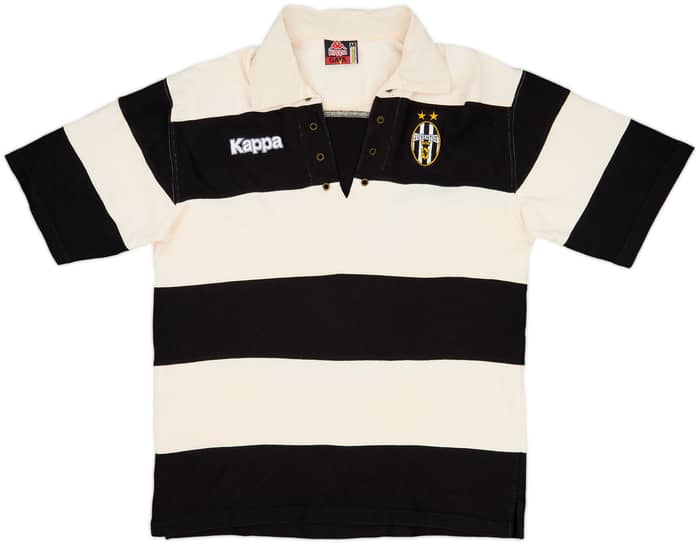 1997-98 Juventus Kappa Laced Polo Shirt - 7/10 - (M)