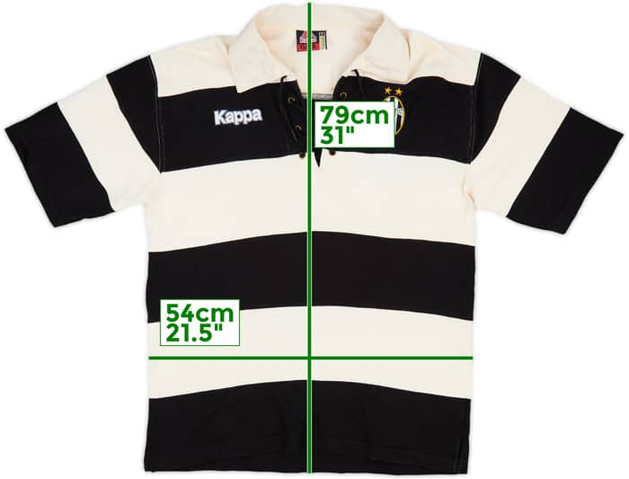 1997-98 Juventus Kappa Laced Polo Shirt - 7/10 - (M)