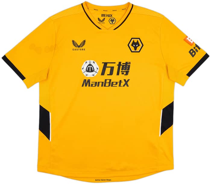 2021-22 Wolves Home Shirt Neves #8 - 7/10 - (XL)