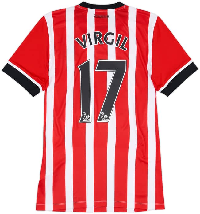 2016-17 Southampton Home Shirt Virgil #17 - 10/10 - (S)