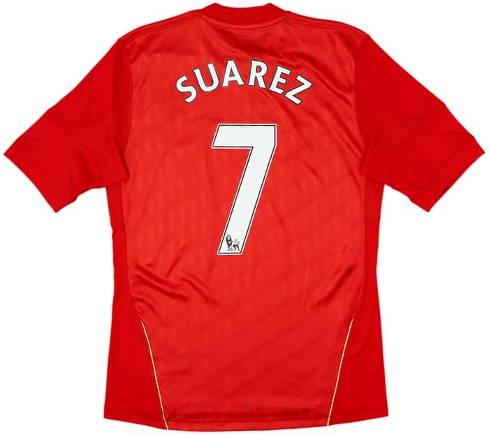 2010-12 Liverpool Home Shirt Suarez #7 - 7/10 - (S)