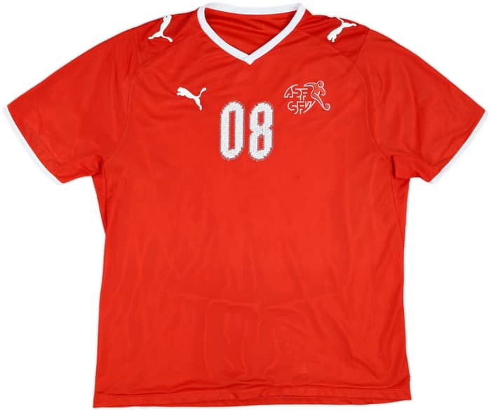 2008-10 Switzerland Home Shirt #08 - 6/10 - (XL)