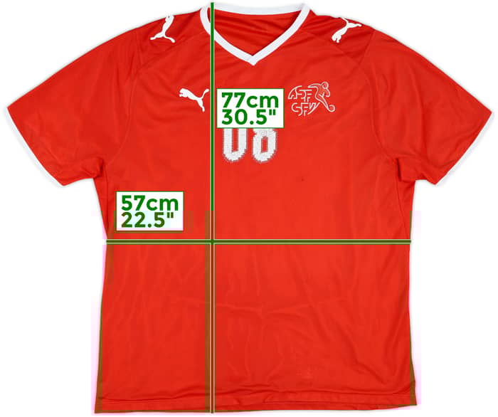2008-10 Switzerland Home Shirt #08 - 6/10 - (XL)
