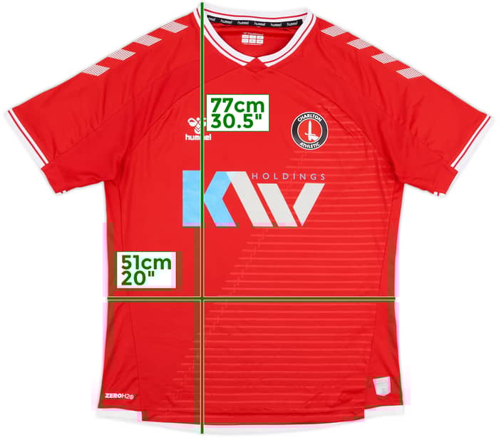 2020-21 Charlton Home Shirt - 10/10 - (L)