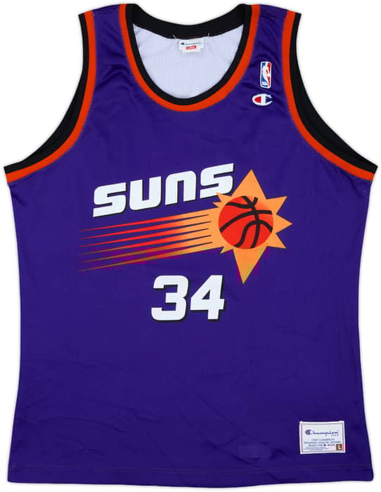 1992-96 Phoenix Suns Barkley #34 Champion Away Jersey - 9/10 - (L)